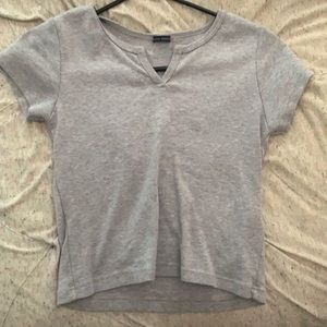A grey brandy melville top